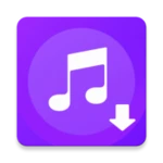 music downloader android application logo